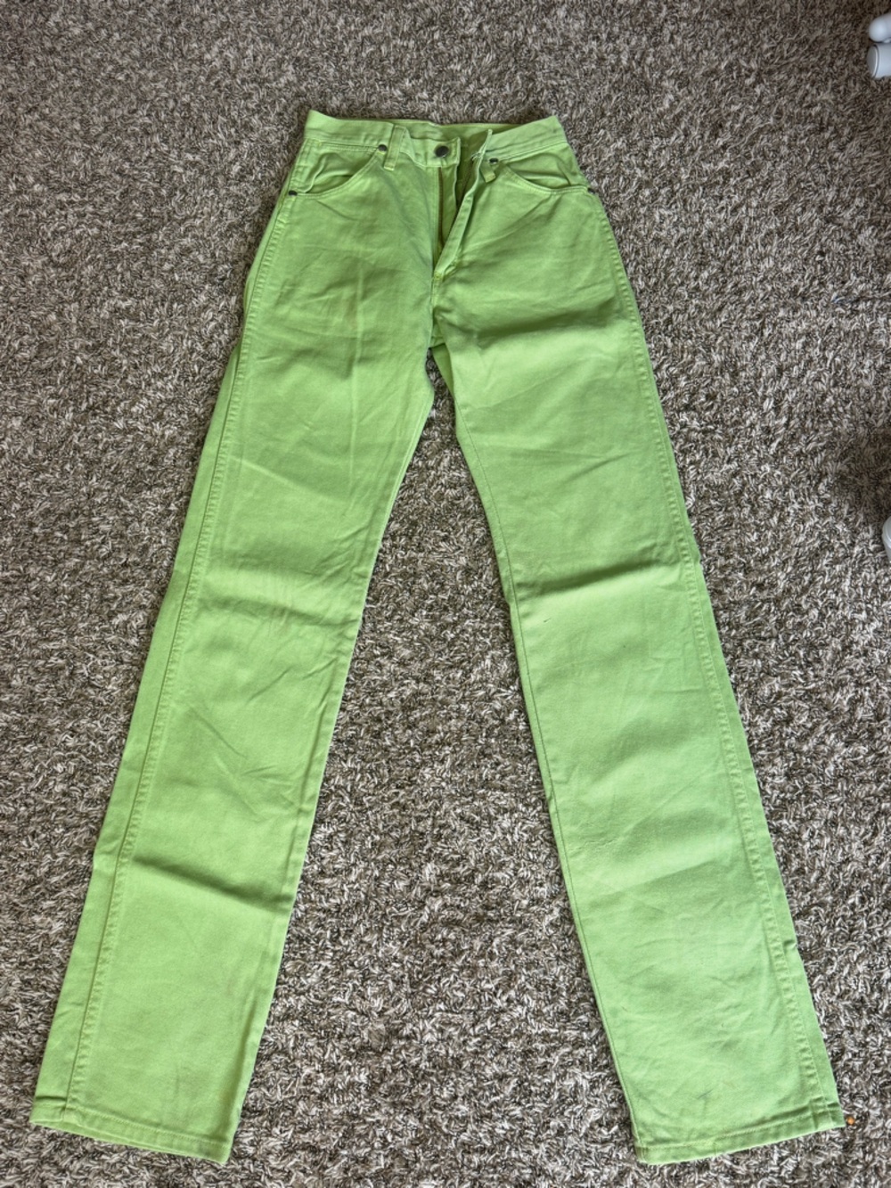 Wrangler Women’s Bright Lime Skinny Jeans
